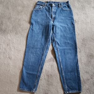 Vintage Classic Blue Denim Mom Jeans